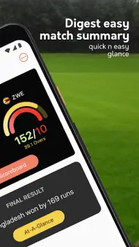 Live cricket scores, unique cricket app cricsmith Screen Shot 2