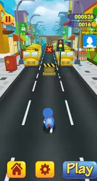 Subway Doraemon Surf Dash Screen Shot 0