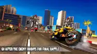 Transformers Fight Robot Car and Bike City Battle Screen Shot 2