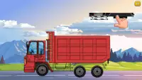 Vrachtwagens puzzel voor Kids Leren Spelen Screen Shot 3