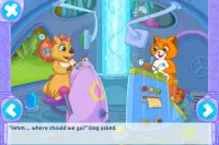 Cat & Dog Story Adventure Game Screen Shot 0