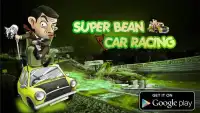 Aventura de carro de corrida Super Bean. Screen Shot 0