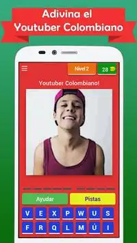 Adivina el Colombiano Youtuber Screen Shot 2