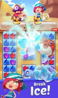 Gems Crush - бесплатная игра Match 3 Jewels Screen Shot 2
