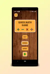 Quick Math Game Screen Shot 0