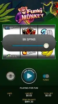 Casino Free Slot Game - FUNKY MONKEY Screen Shot 1