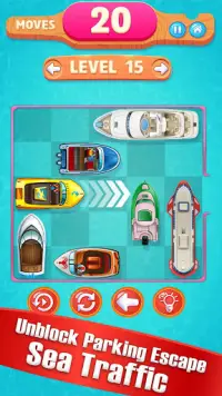 Unblock Parking Escape - Slide Puzzle Sea Traffic Screen Shot 0