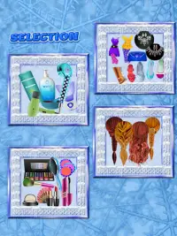 Ice Queen Hairstyles Salon - Girls Makeup Salon Screen Shot 1