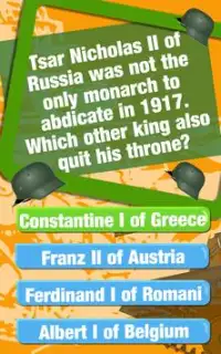 World War I Quiz - History Quiz For Everyone Screen Shot 5