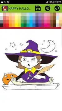 Happy Halloween Coloring Book Screen Shot 3
