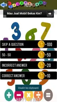 Math Quiz for Kids Screen Shot 6