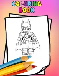 How to color Lego Batman (coloring pages) Screen Shot 2