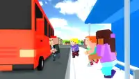 Blocky High School Bus Driver Screen Shot 1