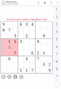 Web Sudoku Screen Shot 12