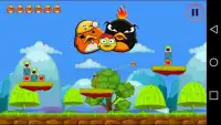 Angry Super Chicken : Ninja Knock Down Screen Shot 2