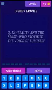 DISNEY TRIVIA FREE QUIZ GAME QUESTIONS AND ANSWERS Screen Shot 3