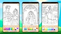 Princess Coloring Game Screen Shot 6