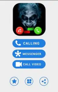 scary granny's video call/chat game prank Screen Shot 0