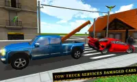 टो ट्रक कार ट्रांसपोर्टर सिम Screen Shot 1