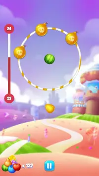 Springerig Snoepje: Omhoog Tik Spring Fruit Jumper Screen Shot 4