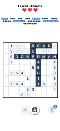 Minesweeper Words - Word Cross Puzzle Screen Shot 2