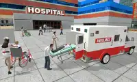 simulador de jogo de resgate de ambulância 2018 Screen Shot 2