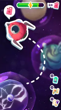 Planet Odyssey: Robot jumps through galaxy Screen Shot 4