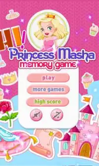Princess Masha Memory Puzzle Screen Shot 0