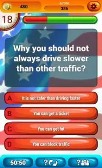 US Driving License Questions Screen Shot 10