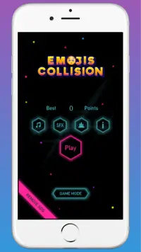 Emojis Collision - Space Edition Screen Shot 0