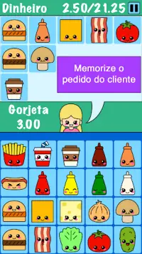 Burger Memory Game Screen Shot 0