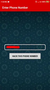 Phone Number Hacker Simulator Screen Shot 1