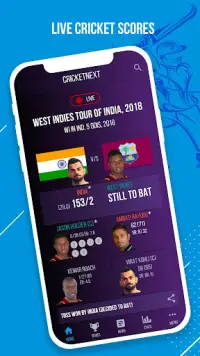 CricketNext – Live Score & News Screen Shot 0