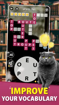 Classic Kitty Word Game Screen Shot 1