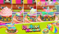Rainbow Swiss Roll Cake Maker! New Cooking Game Screen Shot 20