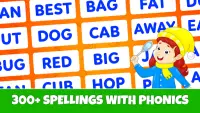 ABC Preschool Kids Spelling Tracing & Phonics game Screen Shot 2
