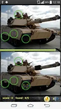 Znajdź różnicę Tank Screen Shot 1