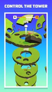 Helix Golf Jump Screen Shot 1