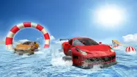 New Impossible Water Surfer Car Games 2019 Screen Shot 0