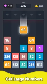 Number Puzzles - Merge 2048 Screen Shot 1