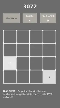 3072 Puzzle Game Screen Shot 0