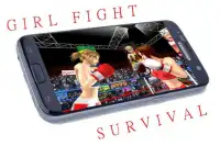 लड़की लड़ो - रियल मुक्केबाजी 3 डी लड़ाई Screen Shot 0