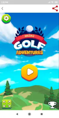 Mini Golf Adventure Screen Shot 2