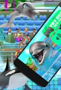 My Dolphin in Aquarium Puzzle Screen Shot 0