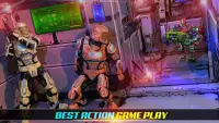 Roboter Krieger Schießen Attacke Mission Screen Shot 2