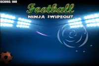 Football Ninja Swipe Out Games Screen Shot 3
