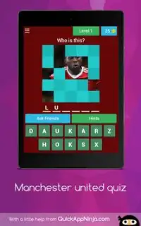 Guess Manchester united player Screen Shot 11