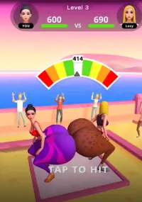 Twerk Race - Body Run 3D Game Screen Shot 2