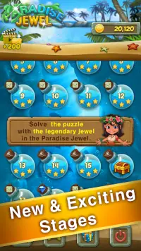 Paradise Jewel: Match 3 Puzzle Screen Shot 1