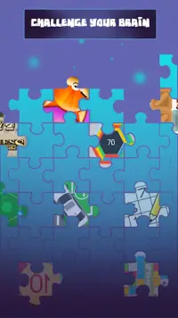 Puzzle Gamebox - مجموعة من 28 ألعاب ألغاز مجانية Screen Shot 2